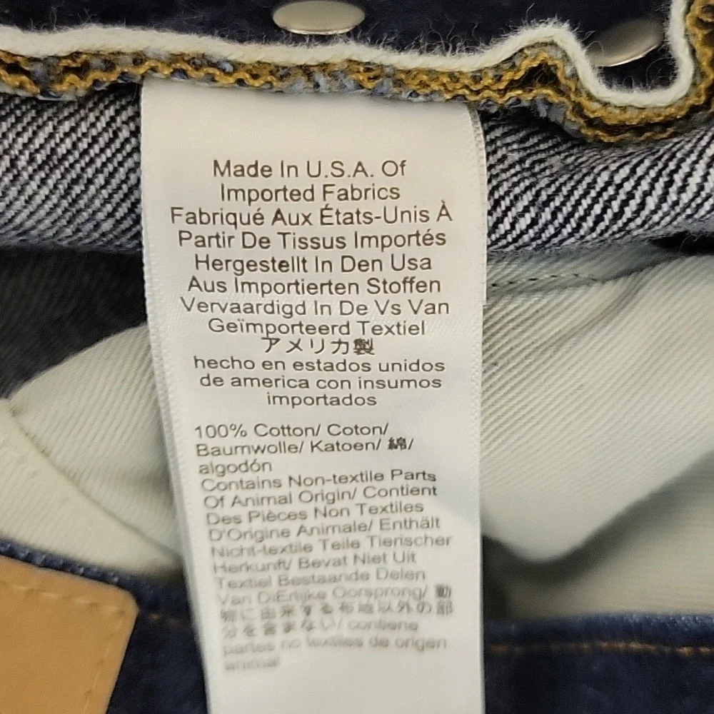 Wallace & Barnes Men's Selvedge Blue Jeans Sz 33 X 32 Japanese Fabric